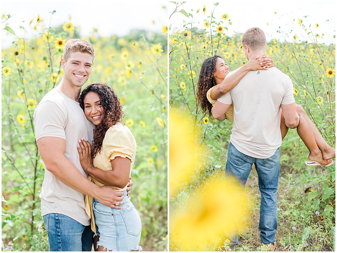 Sunflower couples Engagement Session in the Texas Hill Country 0018
