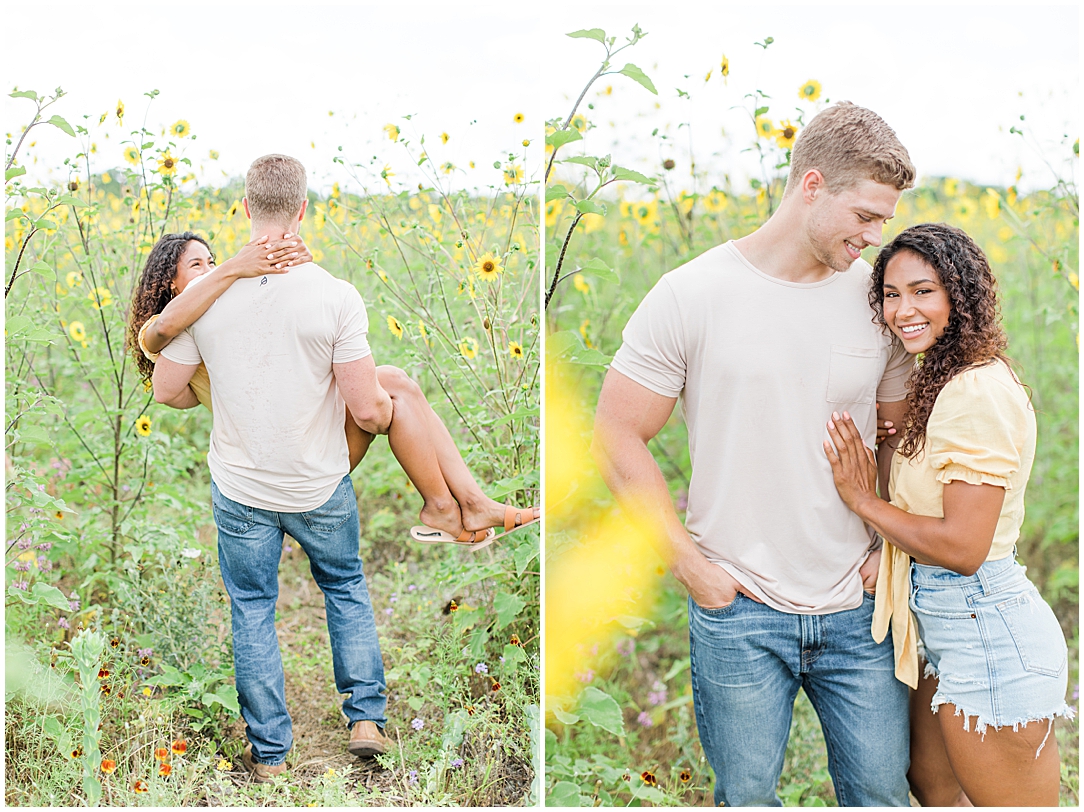 Sunflower couples Engagement Session in the Texas Hill Country 0019