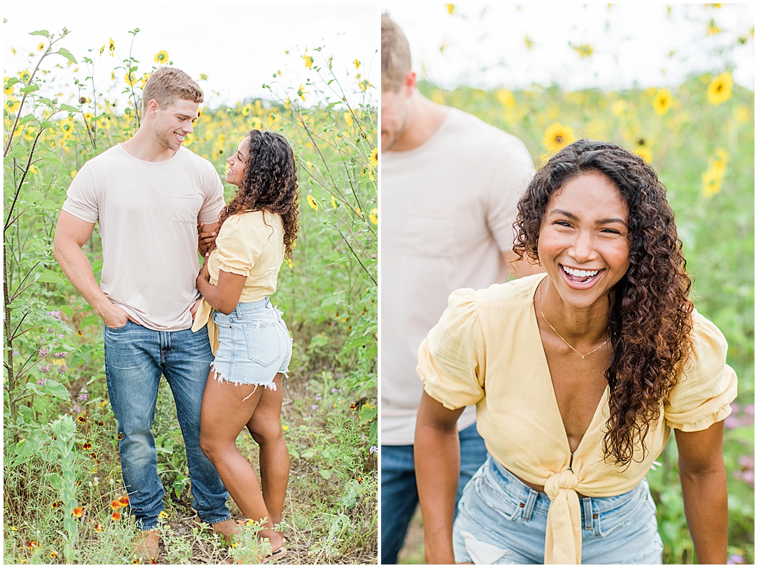 Sunflower couples Engagement Session in the Texas Hill Country 0023