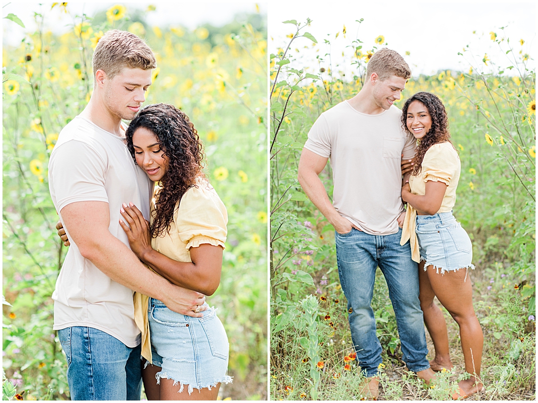 Sunflower couples Engagement Session in the Texas Hill Country 0024