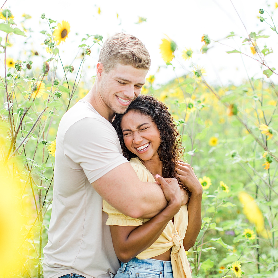 Sunflower couples Engagement Session in the Texas Hill Country 0036