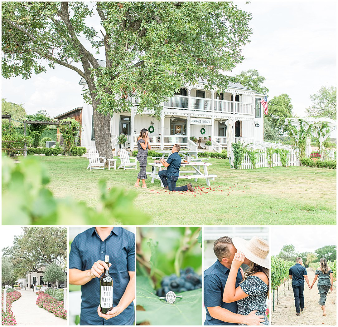Surprise Proposal at Signor Vineyards in Fredericksburg Texas By Allison Jeffers Photography 0059