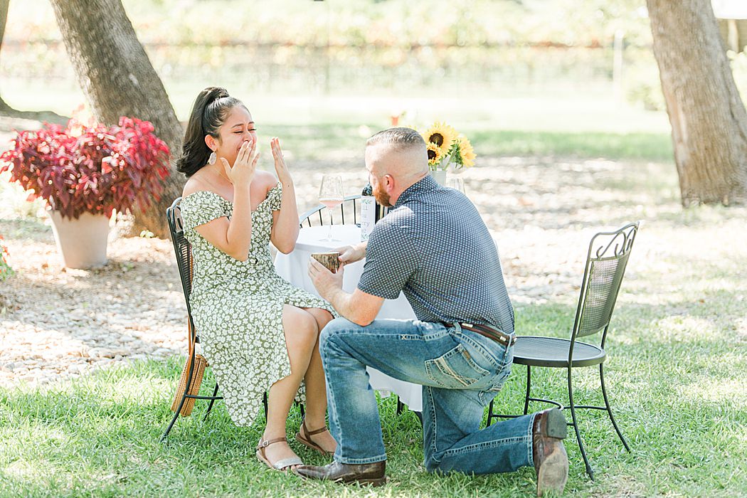 A Surprise Summer Proposal at William Chris Vineyards in Fredericksburg Texas by Allison Jeffers Photography 0069