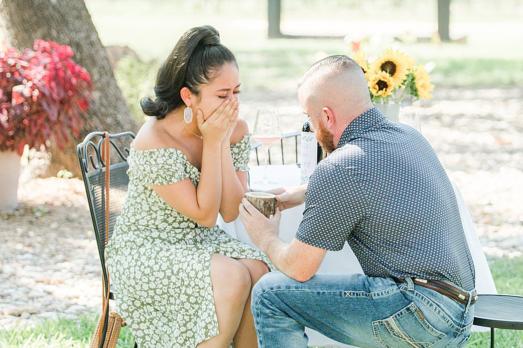 A Surprise Summer Proposal at William Chris Vineyards in Fredericksburg Texas by Allison Jeffers Photography 0071