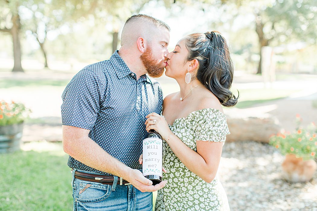 A Surprise Summer Proposal at William Chris Vineyards in Fredericksburg Texas by Allison Jeffers Photography 0106