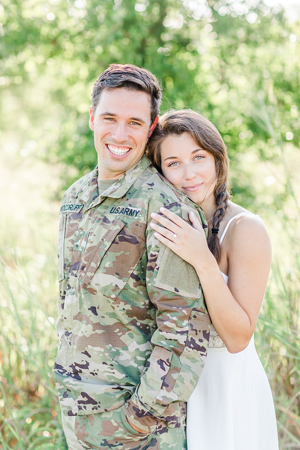 Army Engagement Session at Cibolo nature Center in Boerne by Allison Jeffers Photography 0043