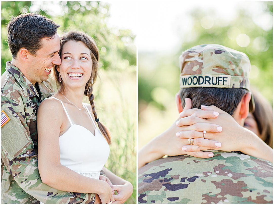 Army Engagement Session at Cibolo nature Center in Boerne by Allison Jeffers Photography 0048