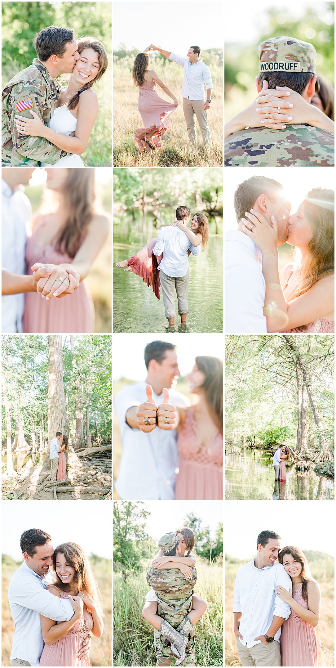 Army Engagement Session at Cibolo nature Center in Boerne by Allison Jeffers Photography 0053