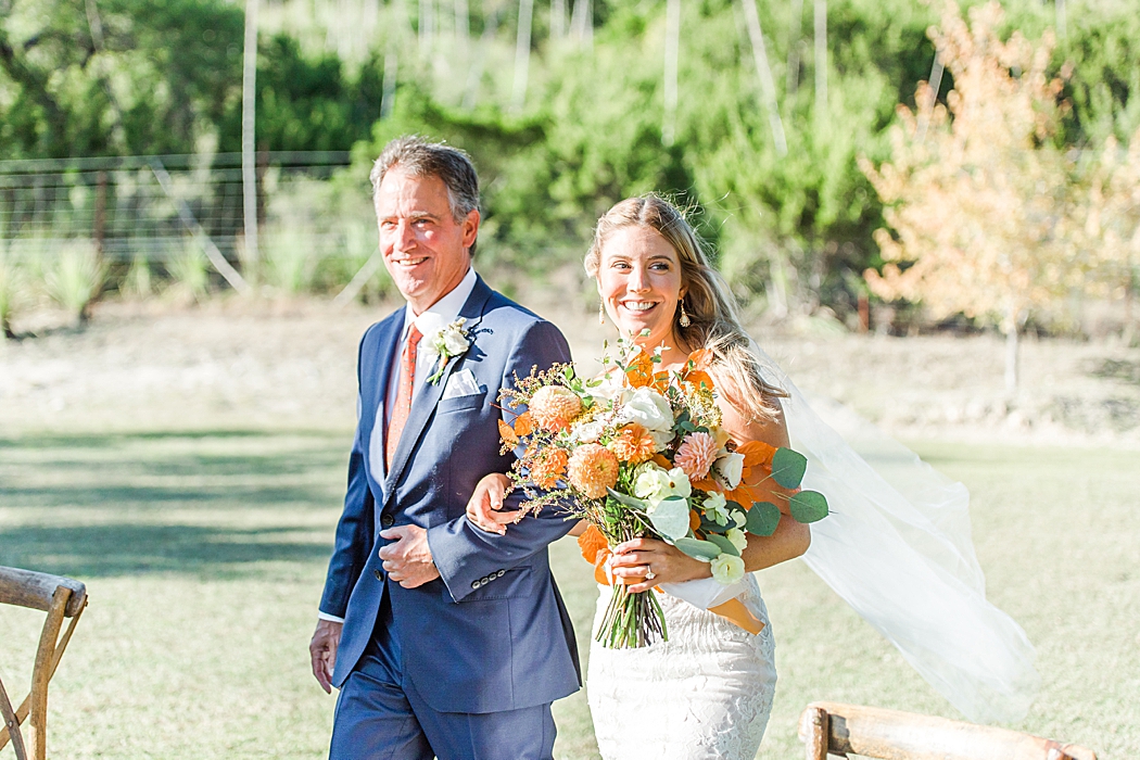 Terra Cotta Fall Micro Wedding in Kerrville Texas at a private estate in the Hill Country by Allison Jeffers Photography 0026