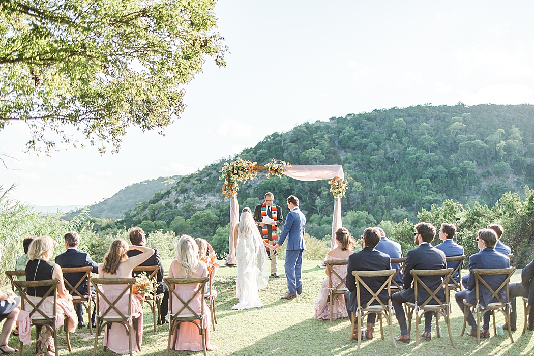 Terra Cotta Fall Micro Wedding in Kerrville Texas at a private estate in the Hill Country by Allison Jeffers Photography 0031