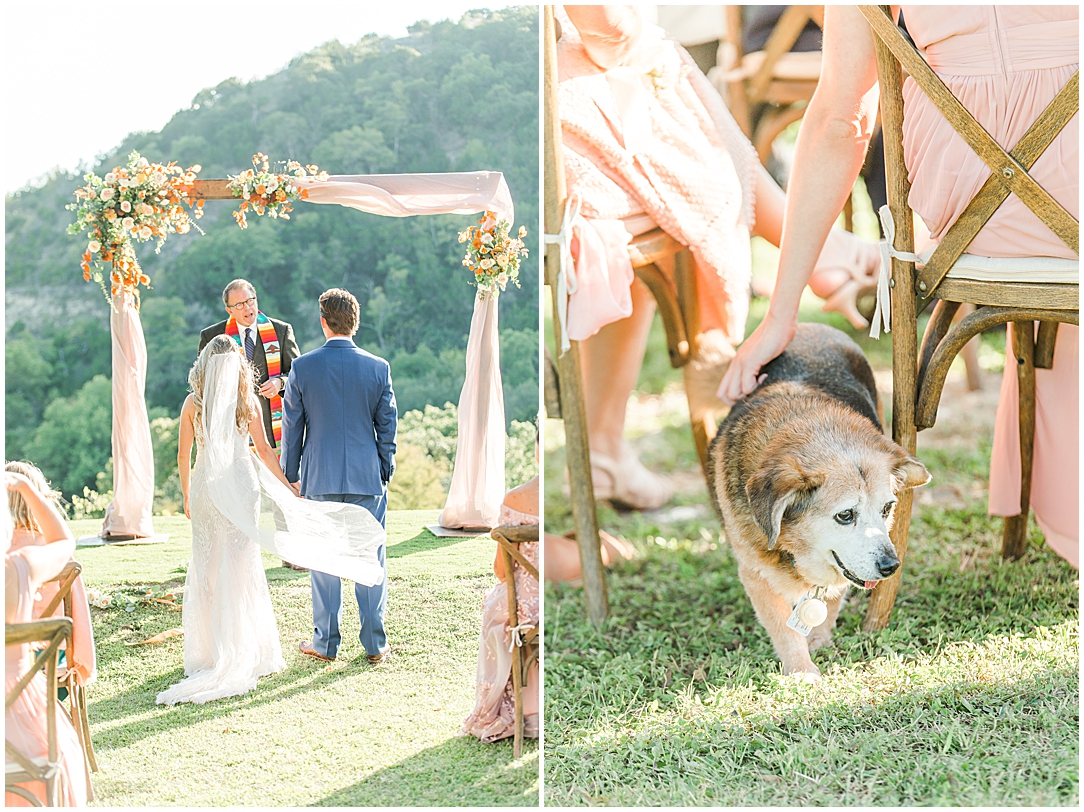 Terra Cotta Fall Micro Wedding in Kerrville Texas at a private estate in the Hill Country by Allison Jeffers Photography 0034