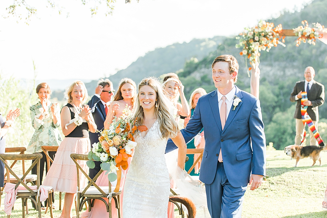 Terra Cotta Fall Micro Wedding in Kerrville Texas at a private estate in the Hill Country by Allison Jeffers Photography 0045