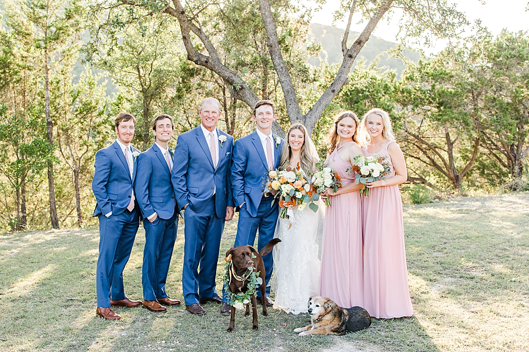 Terra Cotta Fall Micro Wedding in Kerrville Texas at a private estate in the Hill Country by Allison Jeffers Photography 0047