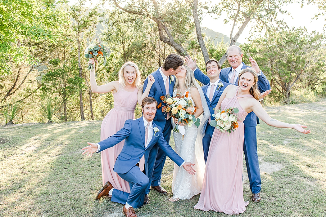 Terra Cotta Fall Micro Wedding in Kerrville Texas at a private estate in the Hill Country by Allison Jeffers Photography 0050