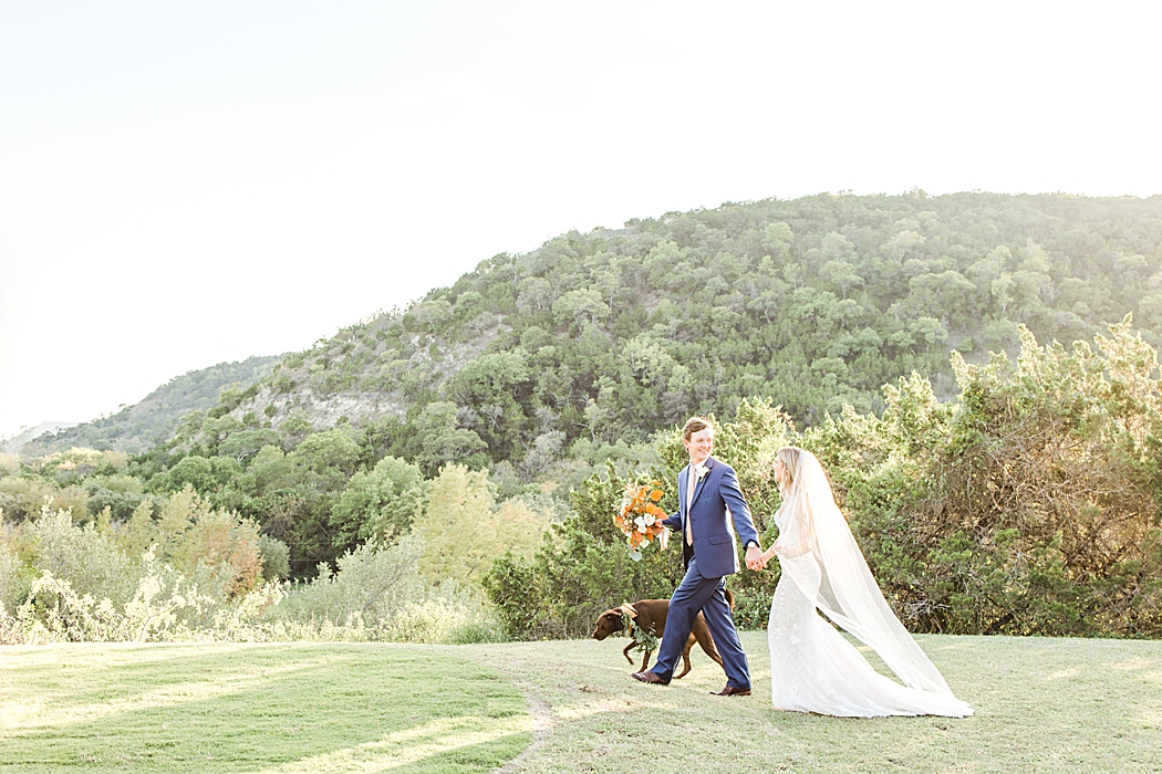 Terra Cotta Fall Micro Wedding in Kerrville Texas at a private estate in the Hill Country by Allison Jeffers Photography 0058