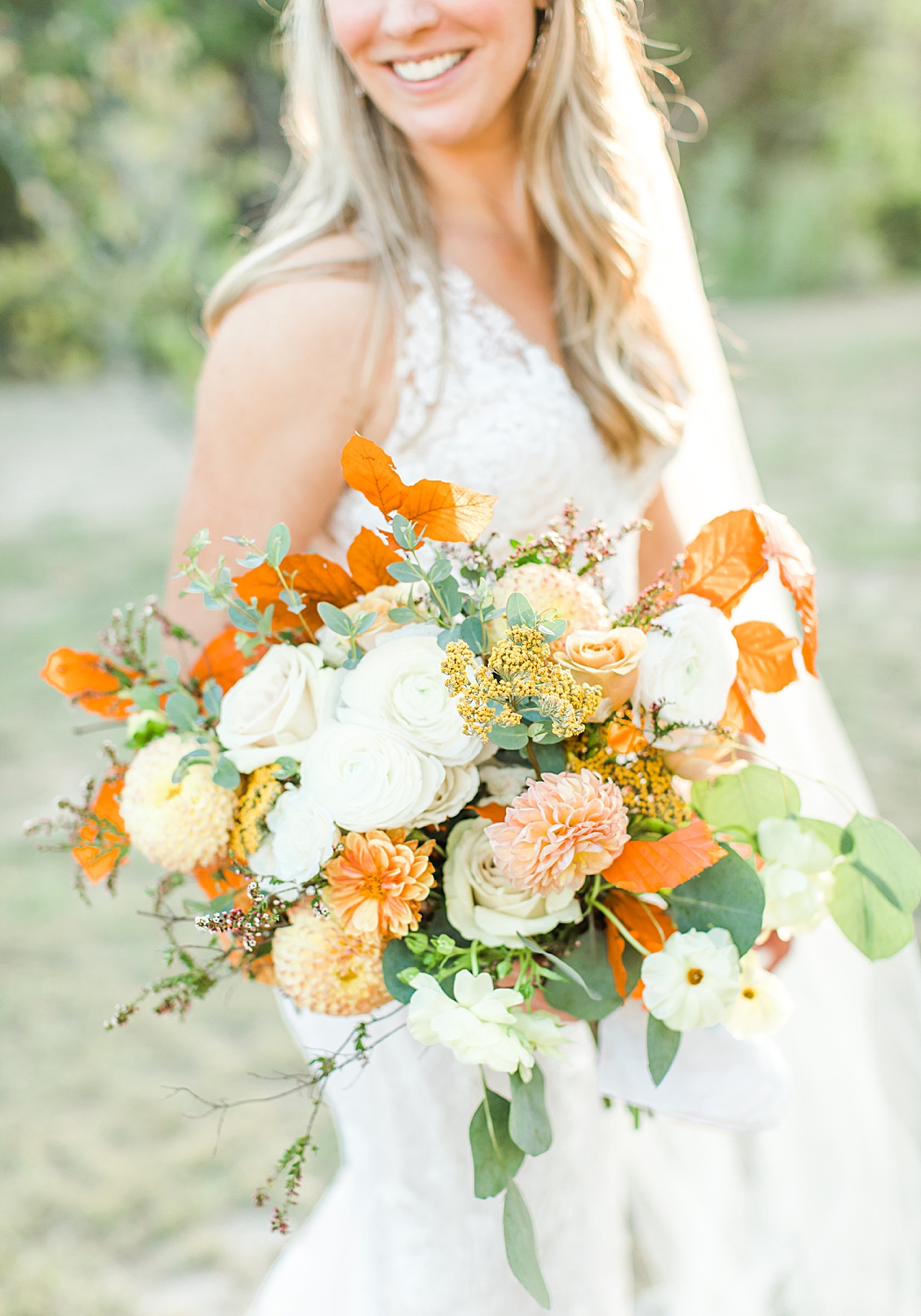 Terra Cotta Fall Micro Wedding in Kerrville Texas at a private estate in the Hill Country by Allison Jeffers Photography 0065