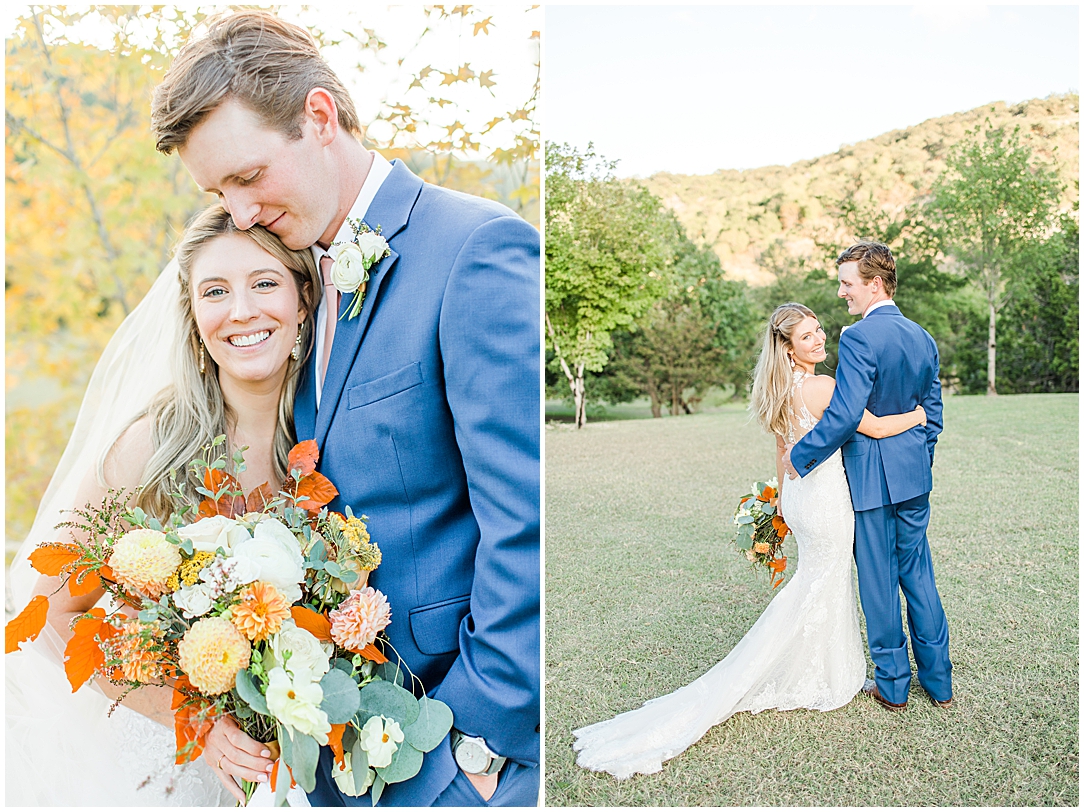 Terra Cotta Fall Micro Wedding in Kerrville Texas at a private estate in the Hill Country by Allison Jeffers Photography 0072