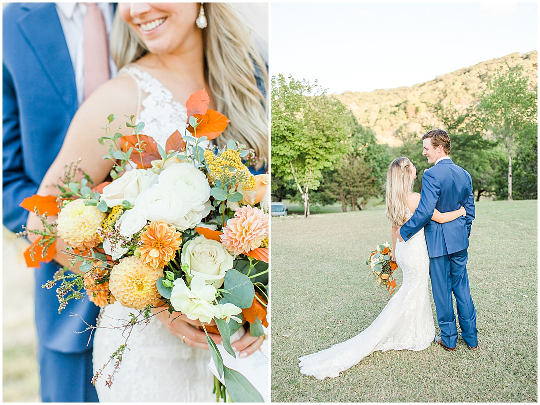 Terra Cotta Fall Micro Wedding in Kerrville Texas at a private estate in the Hill Country by Allison Jeffers Photography 0077