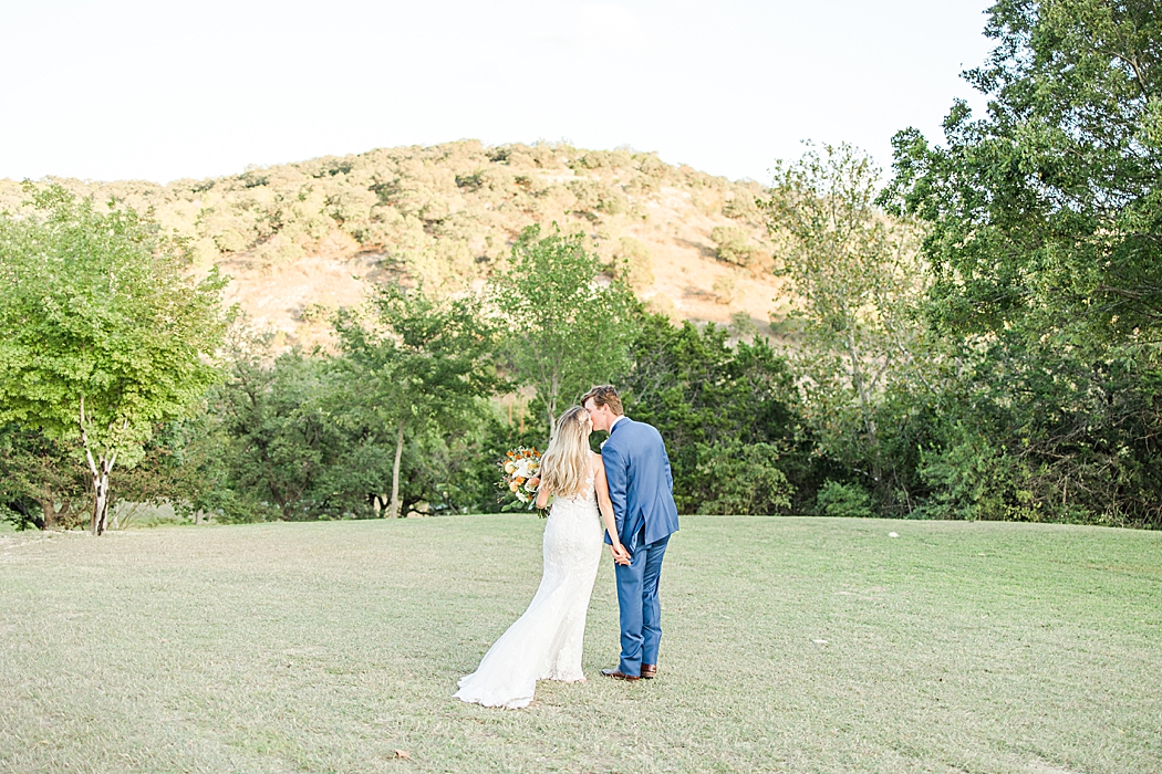 Terra Cotta Fall Micro Wedding in Kerrville Texas at a private estate in the Hill Country by Allison Jeffers Photography 0079