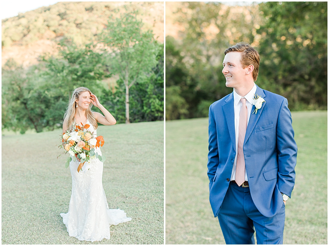 Terra Cotta Fall Micro Wedding in Kerrville Texas at a private estate in the Hill Country by Allison Jeffers Photography 0083