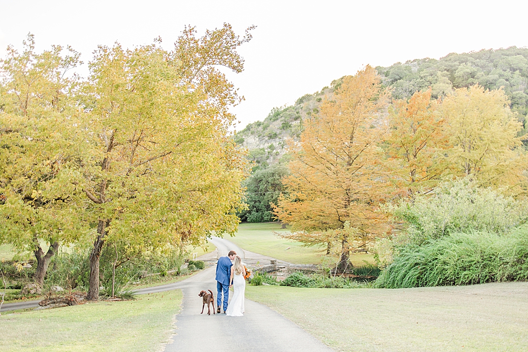 Terra Cotta Fall Micro Wedding in Kerrville Texas at a private estate in the Hill Country by Allison Jeffers Photography 0088