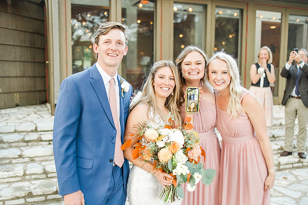 Terra Cotta Fall Micro Wedding in Kerrville Texas at a private estate in the Hill Country by Allison Jeffers Photography 0090