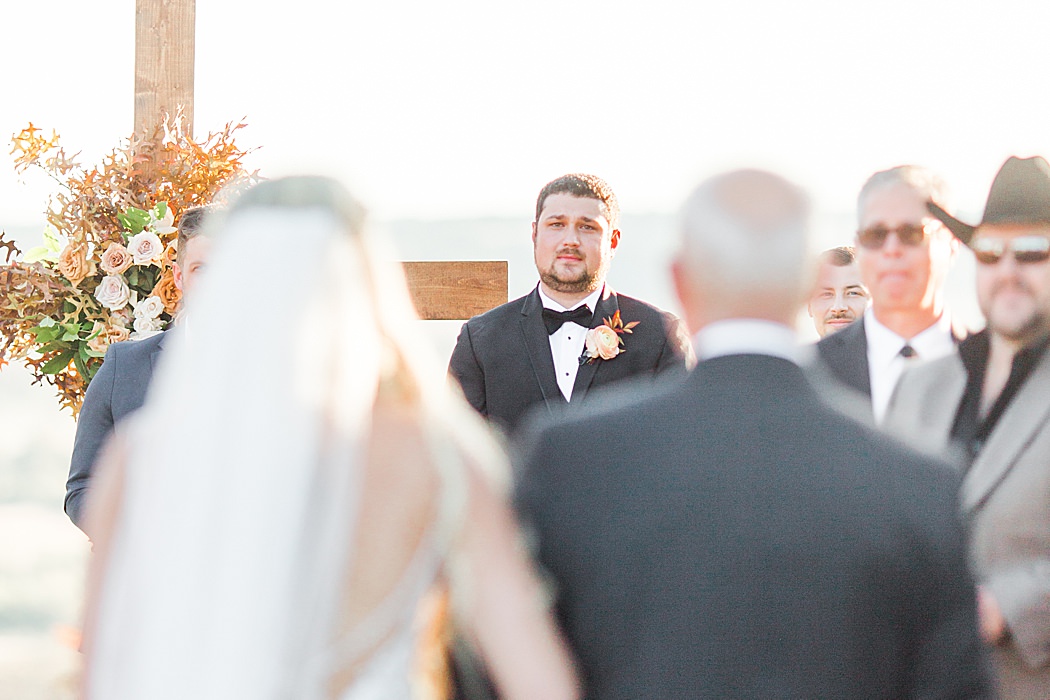 A Grey and Peach Fall Wedding at Contigo Ranch in Fredericksburg Texas by Allison Jeffers Photography 0003
