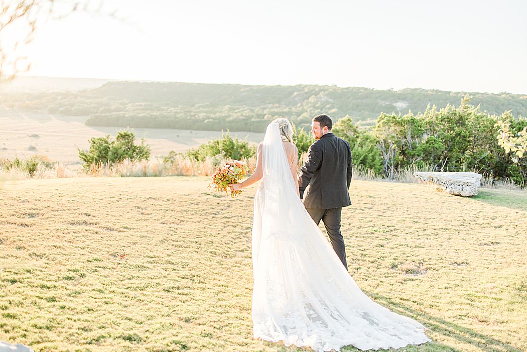 A Grey and Peach Fall Wedding at Contigo Ranch in Fredericksburg Texas by Allison Jeffers Photography 00041