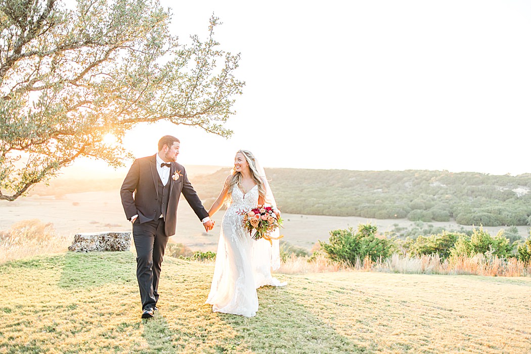 A Grey and Peach Fall Wedding at Contigo Ranch in Fredericksburg Texas by Allison Jeffers Photography 00047