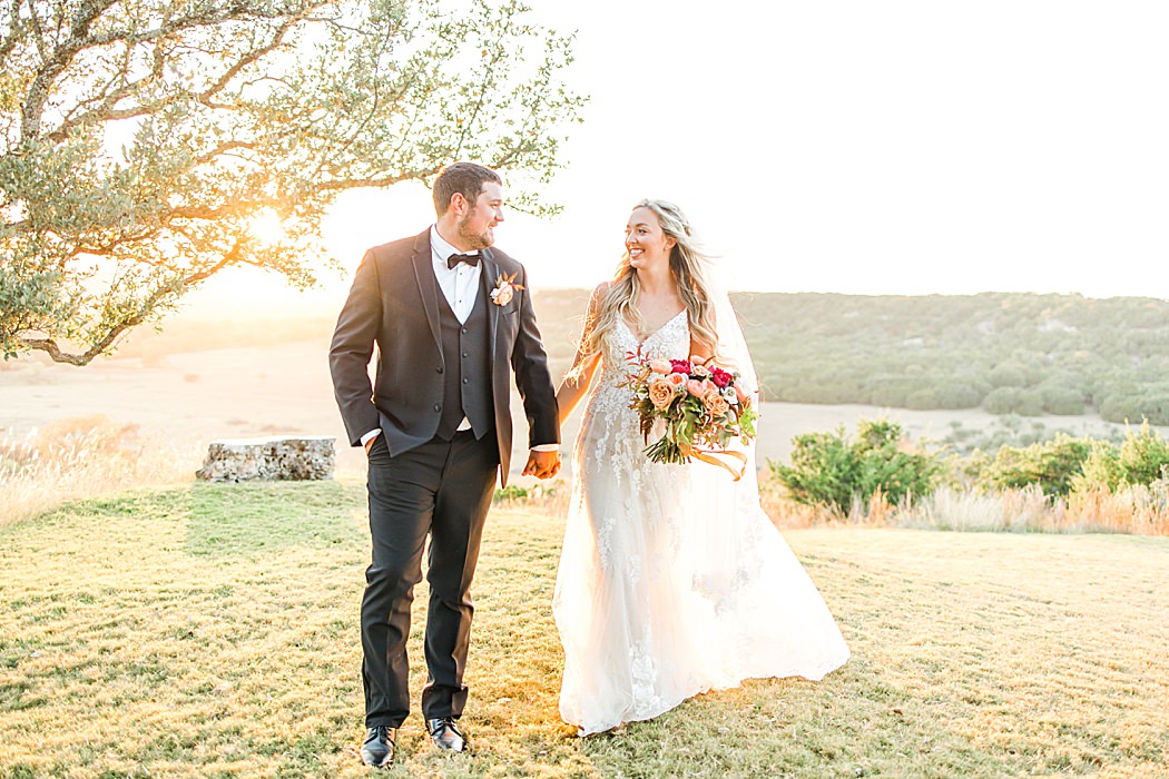 A Grey and Peach Fall Wedding at Contigo Ranch in Fredericksburg Texas by Allison Jeffers Photography 00055