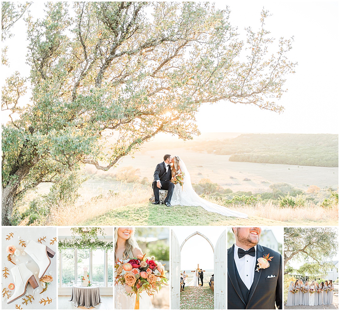 A Grey and Peach Fall Wedding at Contigo Ranch in Fredericksburg Texas by Allison Jeffers Photography_0252
