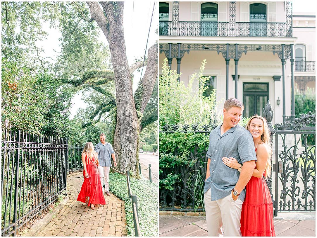 New Orleans Garden District NOLA Engagement Session photography by Allison Jeffers Wedding Photography 0007