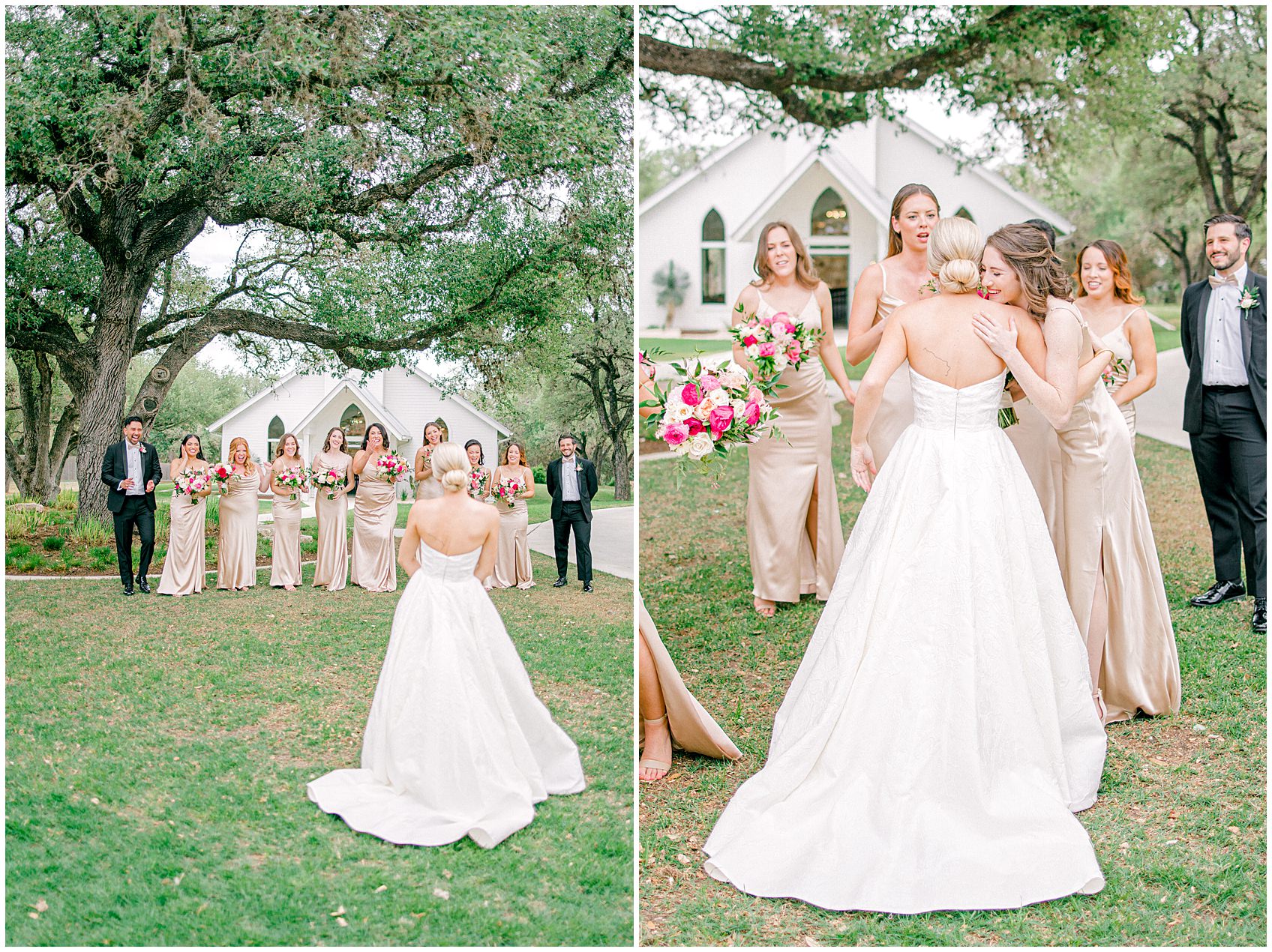 Pink Floral Spring Wedding at The Chandelier of Gruene By Allison Jeffers Wedding Photography 0014