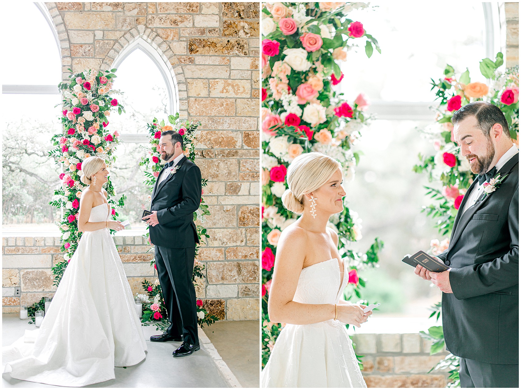 Pink Floral Spring Wedding at The Chandelier of Gruene By Allison Jeffers Wedding Photography 0024 1