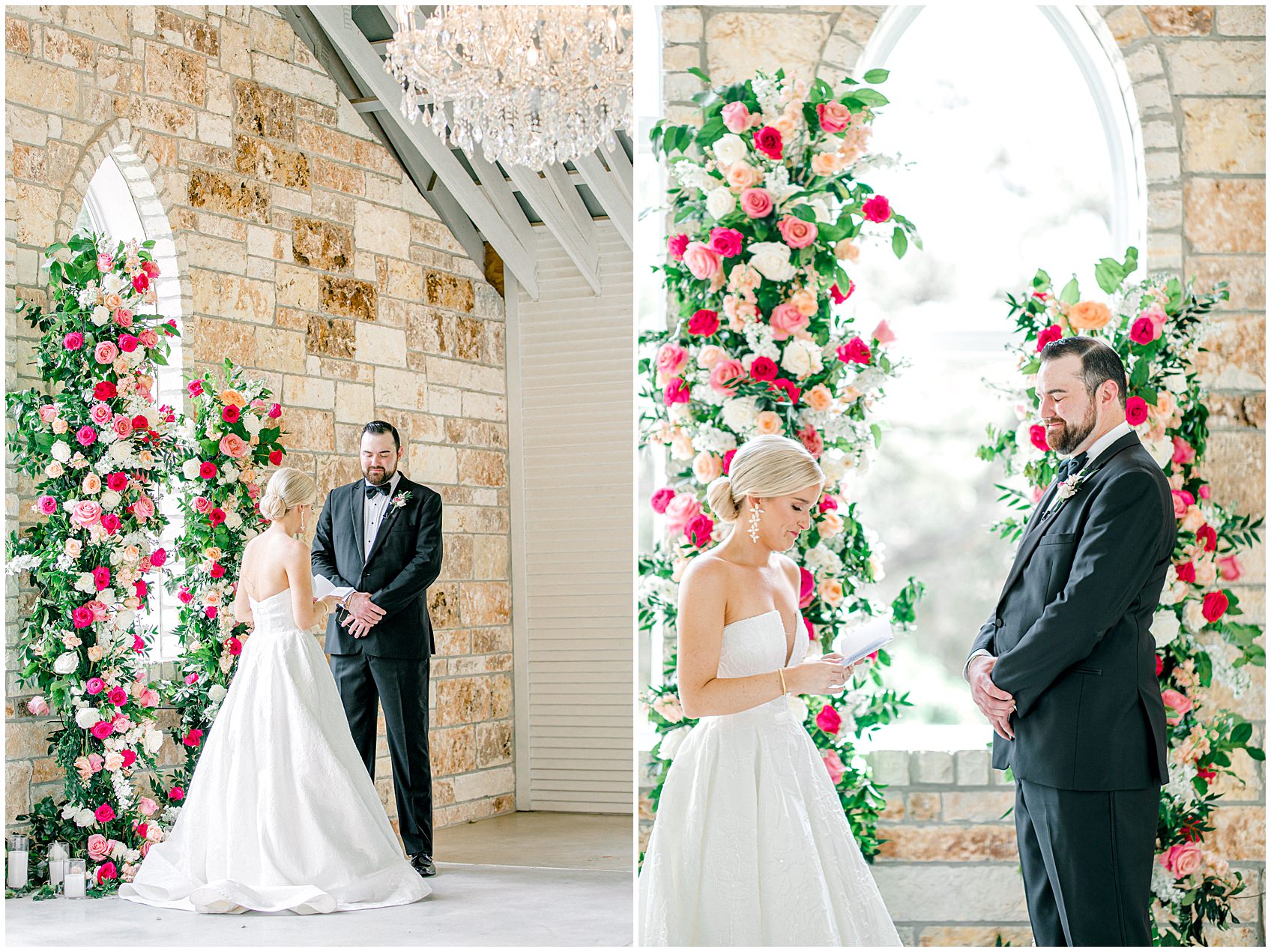 Pink Floral Spring Wedding at The Chandelier of Gruene By Allison Jeffers Wedding Photography 0027 1