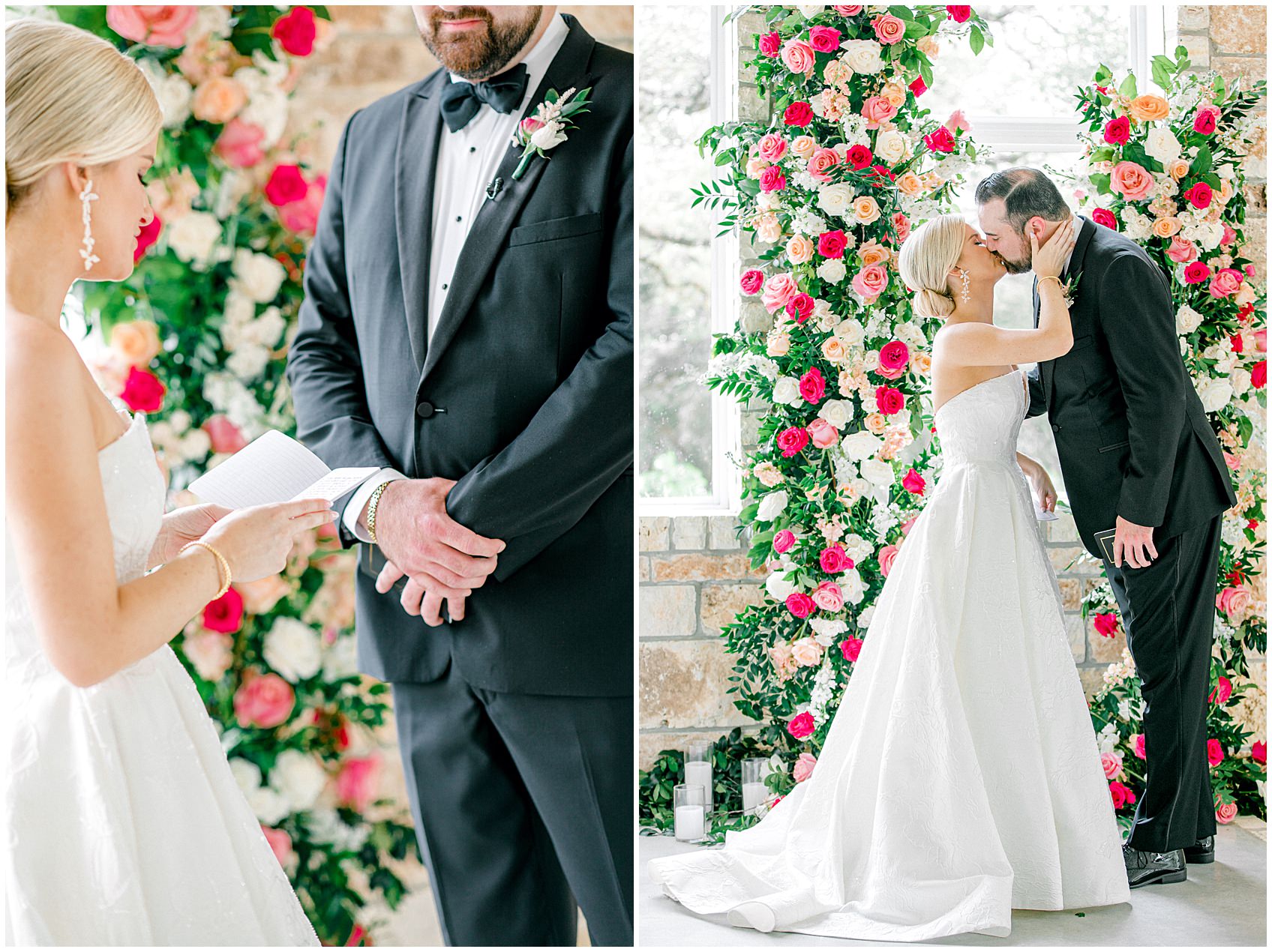 Pink Floral Spring Wedding at The Chandelier of Gruene By Allison Jeffers Wedding Photography 0028 1