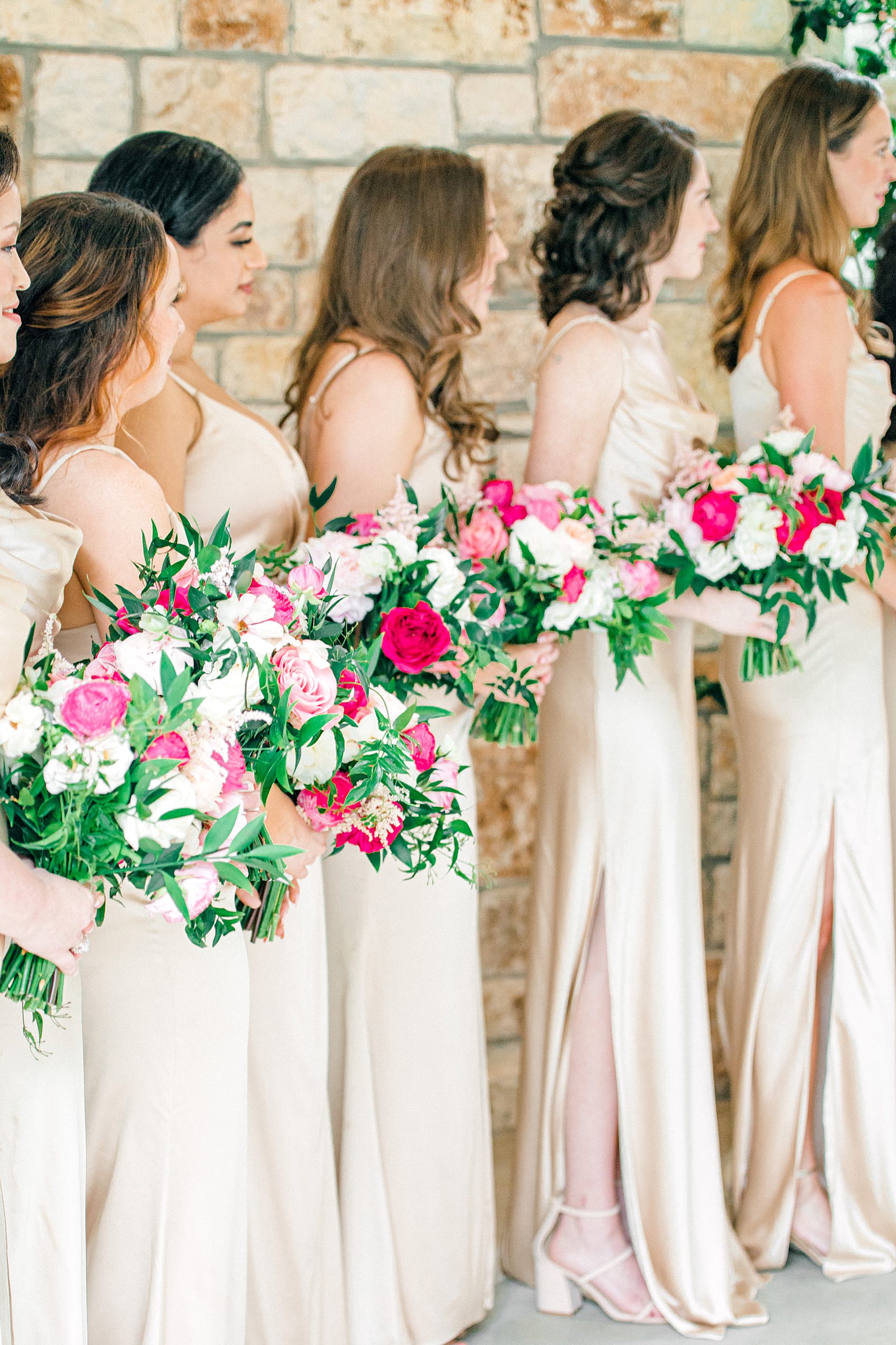 Pink Floral Spring Wedding at The Chandelier of Gruene By Allison Jeffers Wedding Photography 0051