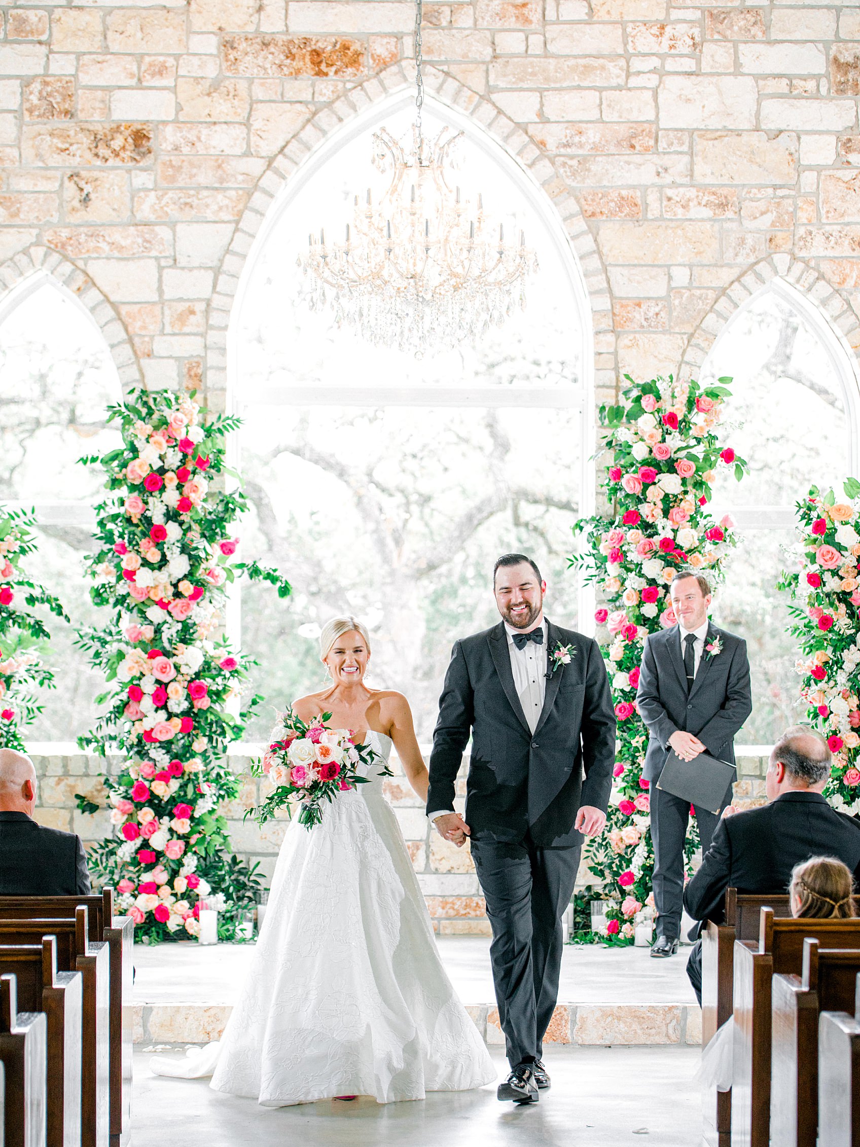 Pink Floral Spring Wedding at The Chandelier of Gruene By Allison Jeffers Wedding Photography 0060