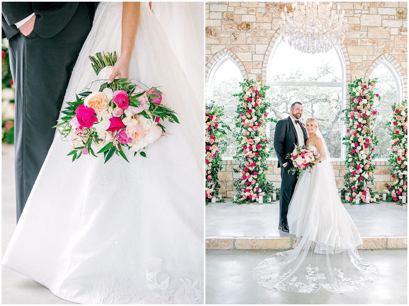 Pink Floral Spring Wedding at The Chandelier of Gruene By Allison Jeffers Wedding Photography 0082