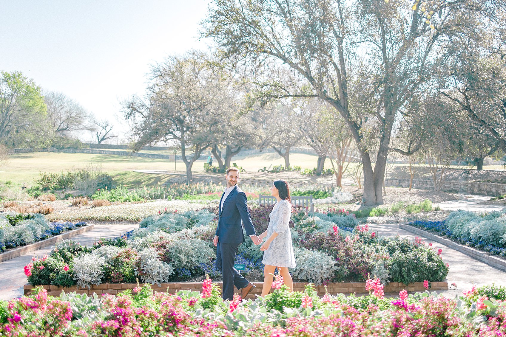 San Antonio Botanical Gardens Engagement Photos by Allison Jeffers Wedding Photography 0035