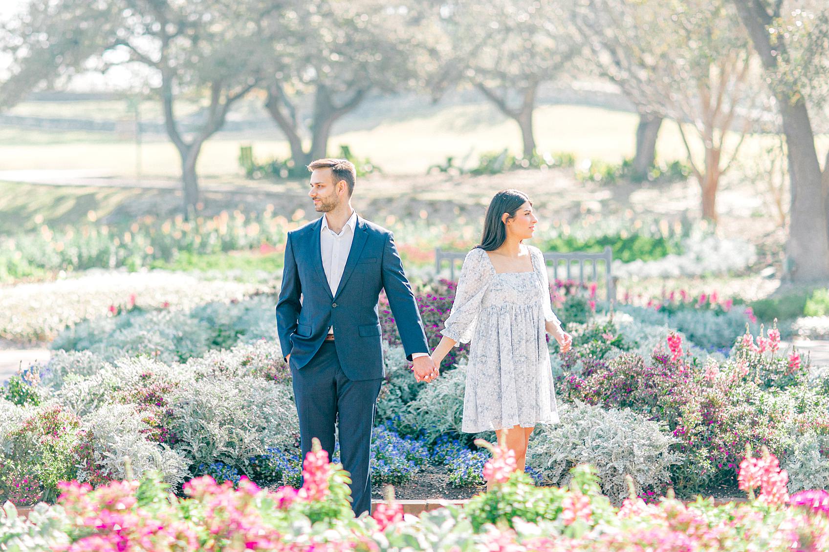 San Antonio Botanical Gardens Engagement Photos by Allison Jeffers Wedding Photography 0039