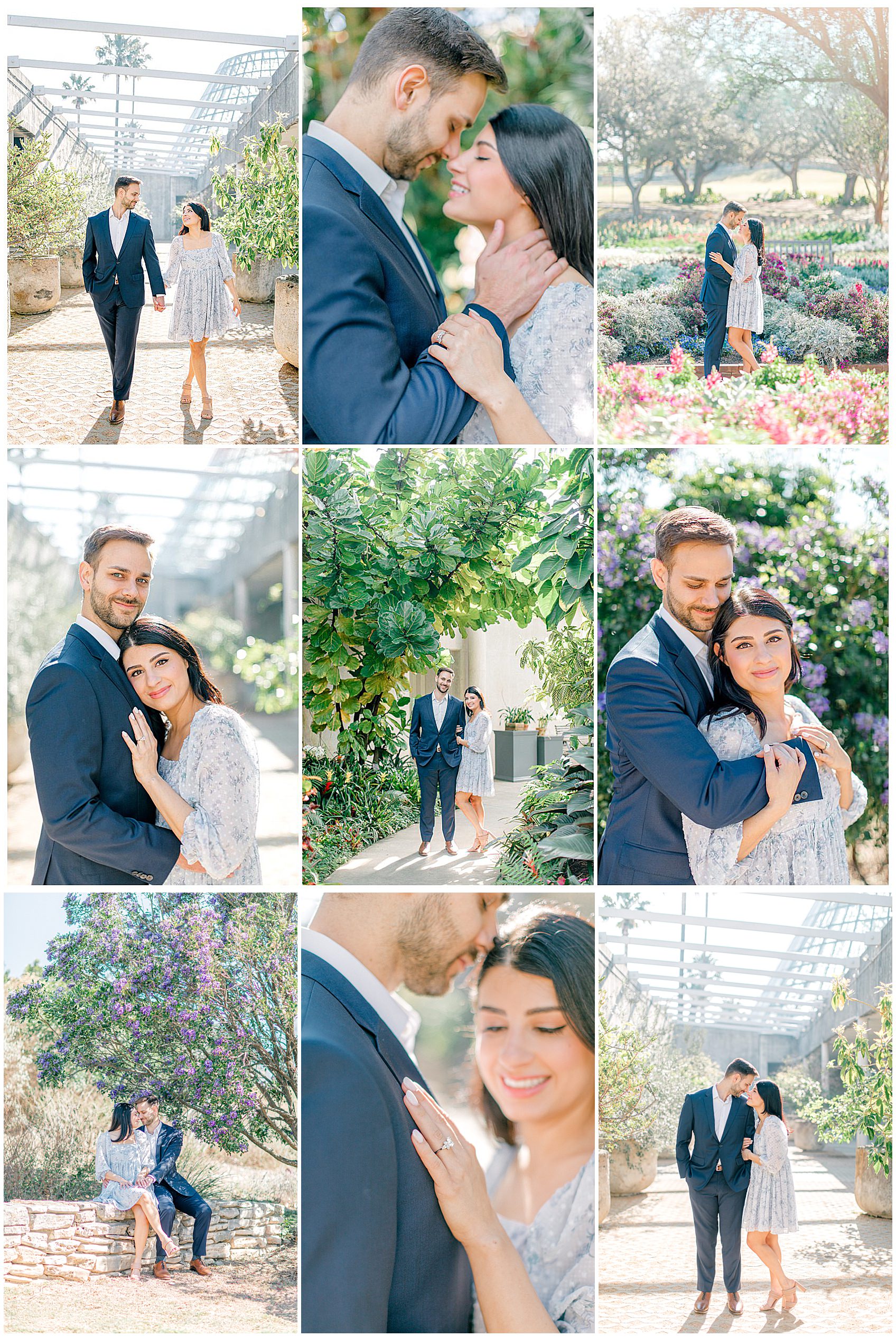 San Antonio Botanical Gardens Engagement Photos by Allison Jeffers Wedding Photography 0057