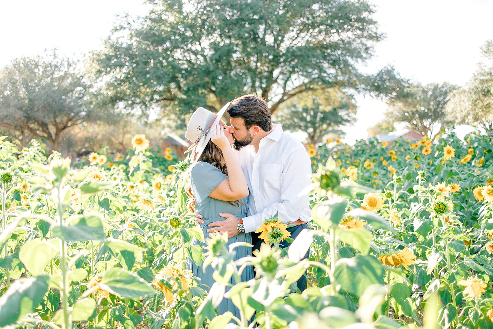 Engagement photo session at The Wildseed Farms in Fredericksburg Texas 0001