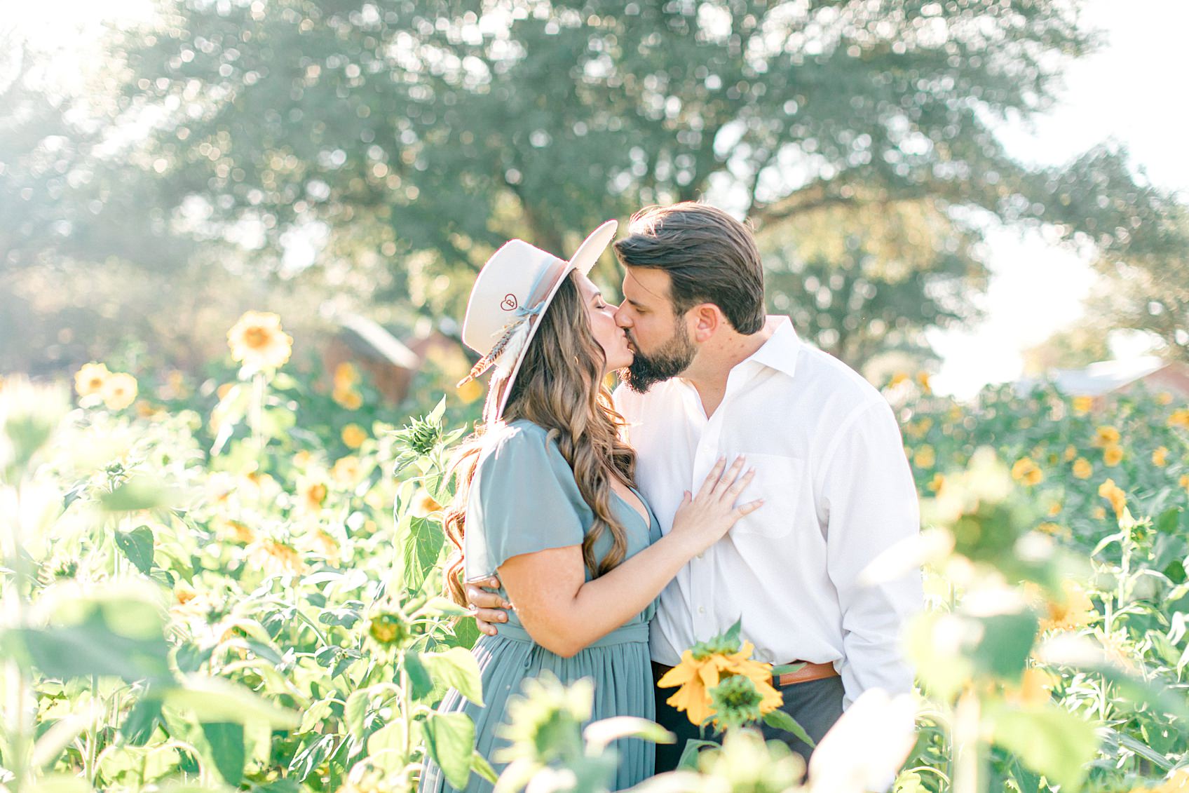 Engagement photo session at The Wildseed Farms in Fredericksburg Texas 0002