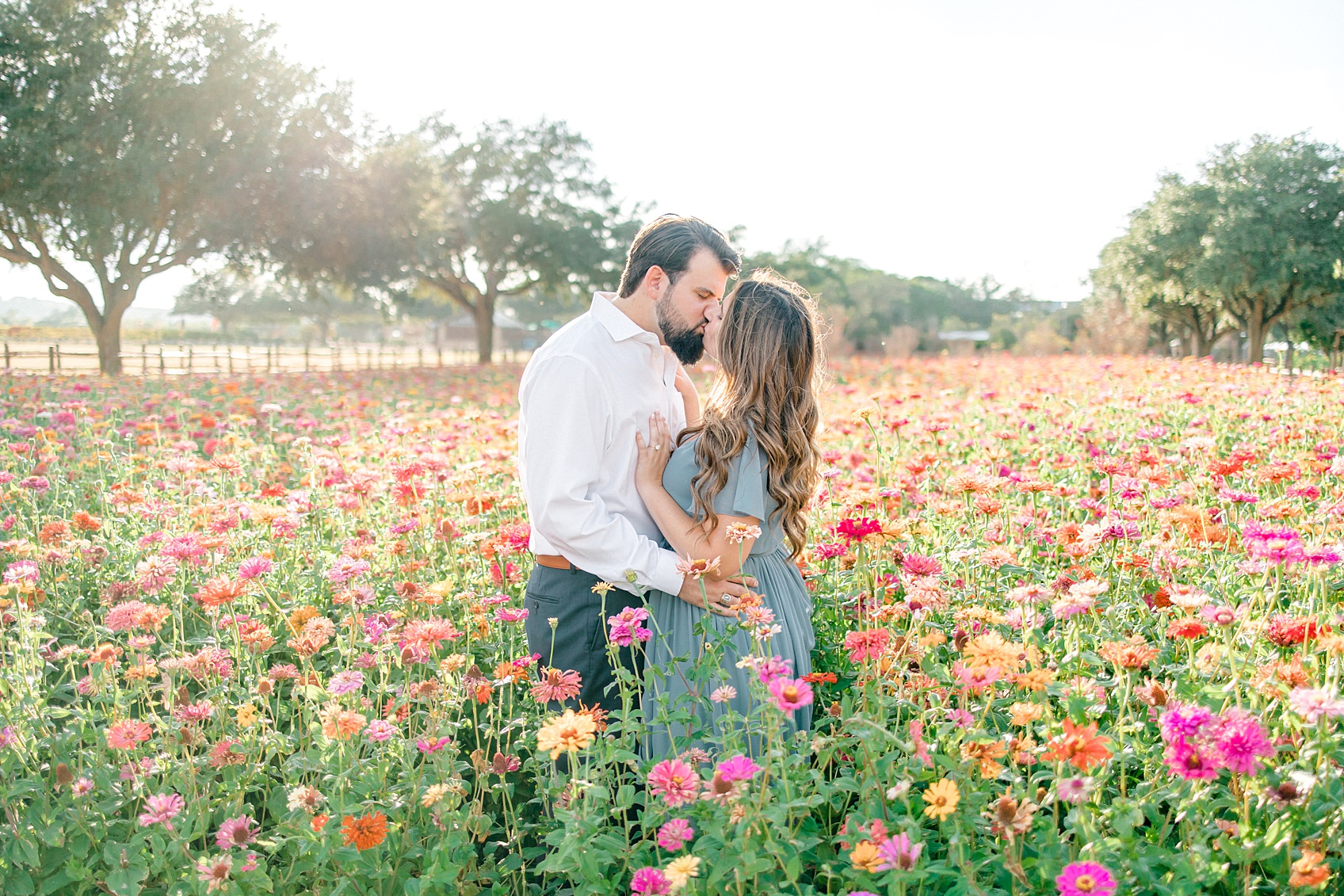 Engagement photo session at The Wildseed Farms in Fredericksburg Texas 0011