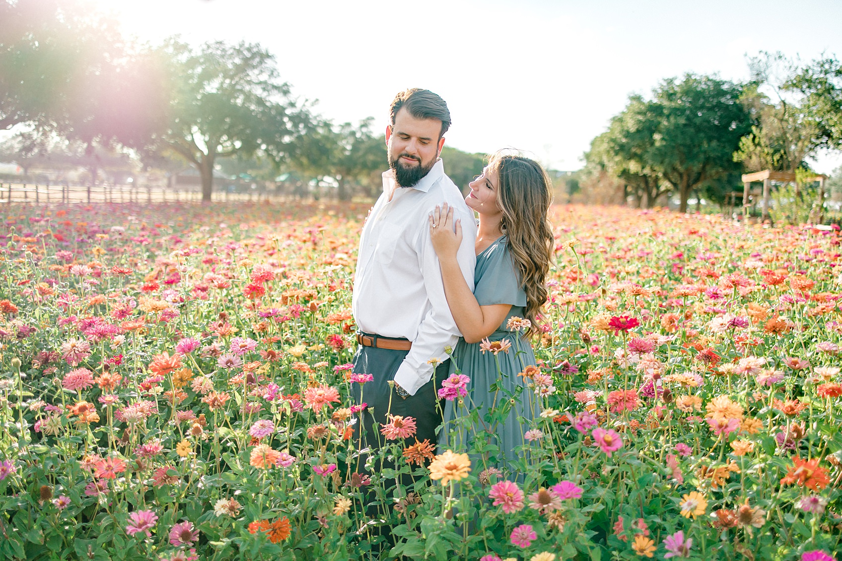 Engagement photo session at The Wildseed Farms in Fredericksburg Texas 0013