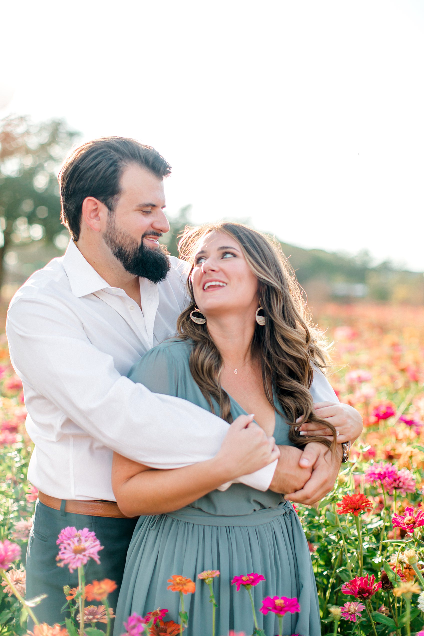 Engagement photo session at The Wildseed Farms in Fredericksburg Texas 0042