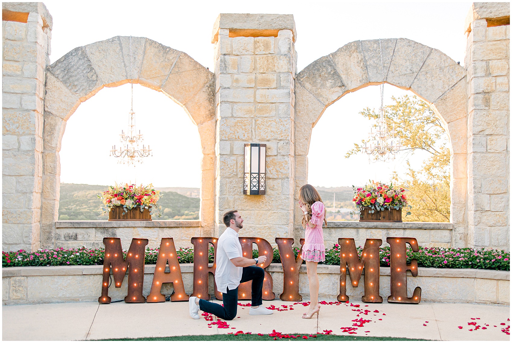 surprise proposal at la cantera resort and spa by Allison Jeffers Photography 0005